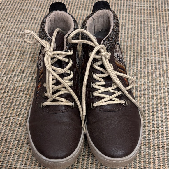 Inkkas Multicolor High-Top Sneakers Vegan Leather size Women 8 - Picture 2 of 9